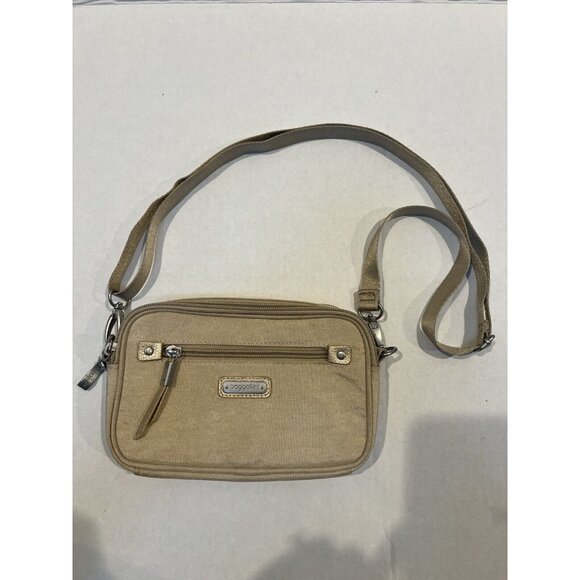 BAGGALLINI RFID Festival Travel Small Crossbody Bag, Tan - Picture 9 of 12